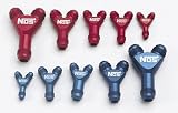 NOS 17835NOS Blue Anodized Aluminum Specialty -6AN  to -6AN Y-Fitting