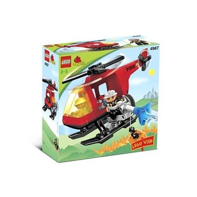 Cover image : Lego Duplo FIRE HELICOPTER, 4967 Legoville