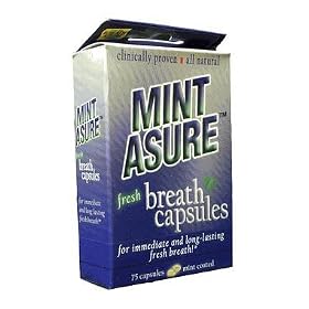 Mint Asure Fresh Breath Capsules - 75 Ea