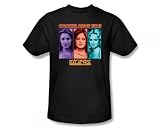 Battlestar Galactica - Colonial Babes Adult T-Shirt In Black