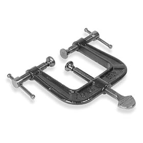 Click here to buy 2-1 2 3-Way Heavy Duty C Clamp by Michigan Industrial Tools.