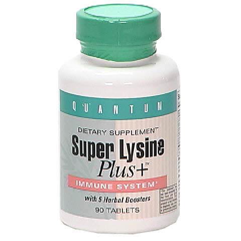 Quantum Super Lysine Plus+, Immune System, With 5 Herbal Boosters with Vitamin C, Tablets,... by Quantum Health