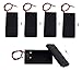 LAMPVPATH (Pack of 5) 9v Battery Holder, 9 Volt Battery Holder with Switch, 9v Battery Case with Switch