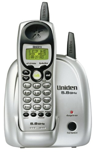 Uniden EXI 5160 5.8 GHz Cordless Phone with Caller ID