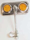 Pyramid Bicycle Rectangular Chrome Plated Mirror