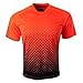 Ventura Short Sleeve Goalkeeper Jersey – Lightweight, Moisture-Wicking, Sublimated Design for Adult Soccer Goalies Orange/Black