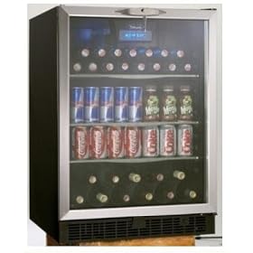 Danby Beverage Center, DBC514BLS (Black) (23.88H x 23.75W x 34.38D) by Danby