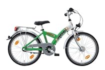 Outrider 20 zoll Fahrrad mit Y Alu-Rahmen und 3 Gang gr&uuml;n-weiss