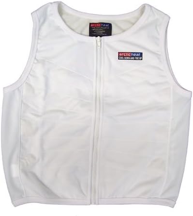 Arctic Heat Body Cooling Vest (Medium 37 inch Chest) - White - Ice Vest