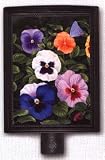 Fine Art Pansy Floral Design Nightlight--Pansies Night Light