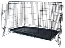 Brand New 2 Doors Dog Kennel Crate Cage 42x25x29 - DSA42