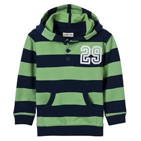 Cherokee Grey IB LS Popover Hoodie - 12M