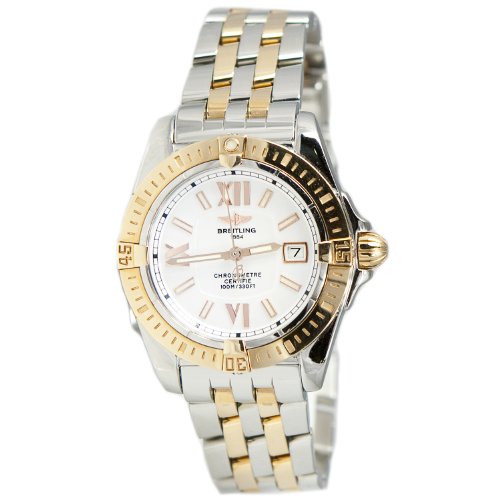 Breitling Ladies Cockpit Two-Tone Rose Gold Watch C7135612/C650