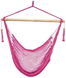 Island Rope Hammock Chair Color: PINK