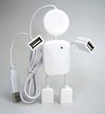 ＤＥＳＩＧＮ　ＦＡＣＴＯＲＹ　USB2.0対応　4ポートバスパワーUSBハブ HUBMAN