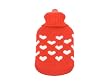 Wanted Water Bottle Heart Design