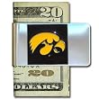 University of Iowa Pewter Money Clip NCAA
