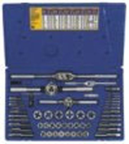 Irwin Hanson Tap & Die Set, Metric, High Carbon, 54 Pc