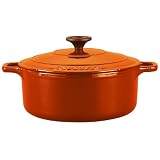 Chasseur Cast Iron Round Casserole 22cm 3.0l Flameby Chasseur