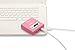 RIF6 Nova Portable Wireless Multiple USB Charger; 5000mAh External Battery Power Bank for iPhone, Samsung and Mobile USB Devices with LCD Display Screen (Pink)