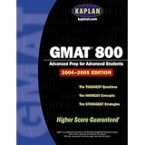 gmat 800 2004 edition kaplan gmat advanced