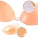 Aibrou Self Adhesive Silicone Invisible Push-up Bra With Adjustable Clear Straps