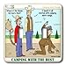 Rich Diesslins Funny KNOTS Scouting Cartoons - Camping with the Best - Camping - Light Switch Covers - double toggle switch