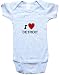 I LOVE DETROIT - DETROIT BABY - City Series - White, Blue or Pink Onesie / Baby T-shirt
