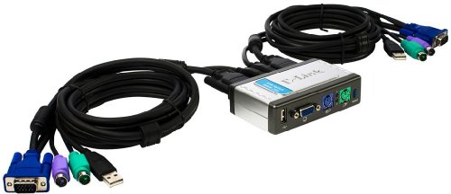 D-Link DKVM 2KU - Monitor/keyboard/mouse switch - 2 ports external