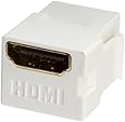 HDMI Keystone Coupler, Snap-in for Wallplate, White (1)