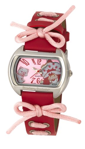 Strawberry Shortcake Kids' Pink Ribbon Bows Watch #SS14