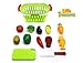 Little Treasures Vegetable Basket Play Set, Cut and Chop Series, 10 Pieces, 3 Years and Up