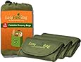 Easy Fold Bag - Reusable Grocery Bags - 3 Pack, Moss Green