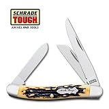 Schrade Premium Stock Uncle Henry Three Blade Folding Knife