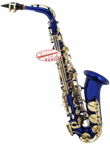 Merano Alto Saxophone Blue with Case