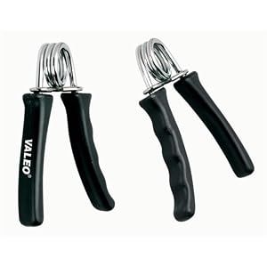 Double Coiled Chromed Steel Spring Hand Grips by Valeo