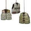 Hunting Vest Christmas Ornaments Set of 3