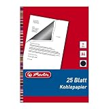 Produkt-Bild: Herlitz 10303725 Kohlepapier f&uuml;r Schreibmaschinendurchschl&auml;ge, A4, 25 Blatt schwarz