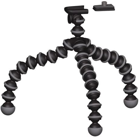 HWDRA® Portable Adjustable Octopus Grip Tripod Stand for Cell Phone (Black)