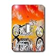 Light Switch Cover Picturing Picturing Harley-Davidson Motorcycle - single toggle switch