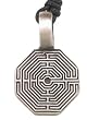 Labyrinth Soul Amulet Pewter Pendant Necklace