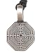 Labyrinth Soul Amulet Silver Tone Pewter Pendant Necklace