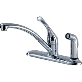 Delta 300-WF-A Chrome Single Handle Kitchen Faucet