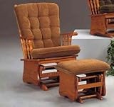 41RGp%2BnKWrL. SL160  Brooks Furniture 242 445Butterscotch Golden Oak Post Back Glider Rocker & Ottoman Combination Reviews