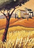 Produkt-Bild: Eurographics MAC1201 Mauro Cellini, Castalda 24 x 30 cm, Hochwertiger Kunstdruck - Italien - Toscana