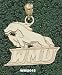 Western Michigan Univ Wmu Bronco 5/8 Charm/Pendant -14K/10K, Stainless Steel or Gold Plated