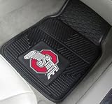 Ohio State Buckeyes Heavy Duty 2-Piece Vinyl Car Mats