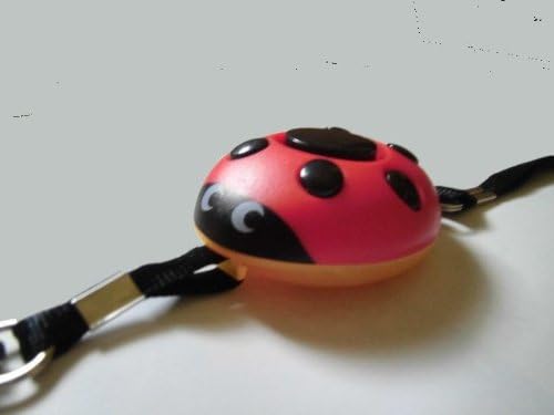 Crime prevention buzzer 120db loud alarm cute ladybug children women burnished than Security Goods