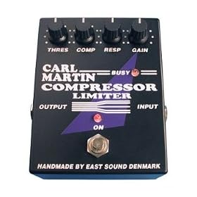 Carl Martin Compressor Limiter Pedal Designed with Varible Threshold Compression and Attack by Carl Martin