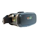 VRKiX Virtual Reality 3D Glasses, VR Headset for 360 Degree Viewing in Smartphone, Compatible with Google Cardboard app, Black